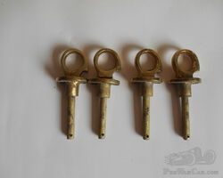 4 Brass bonnet catches