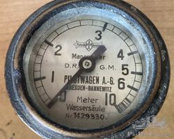 Öldruckmanometer Pilotwagen 1922 selten