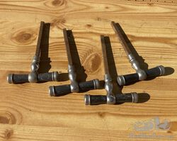 4 art-deco door handles
