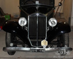 LANCIA AUGUSTA BERLINE III SERIE 1936 - TARGA E LIBRETTO ORIGINALI