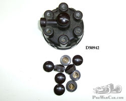 D50942 / LB105 screwed knob for the center of a distributor cap