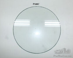 P100C glass for P100 Lucas headlight with clear glass