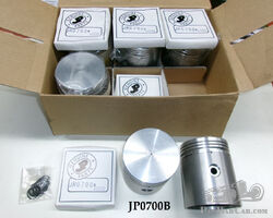 Set JP0700B / + 0.30 pistons complete