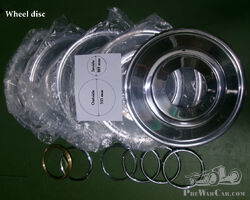 Wheel covers and outer mounting rings