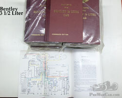 34 x Bentley 3 1/2 Liter, Bentley Owner's Manual, 1975 reprint, condensed edition
