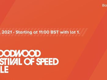 Bonhams Goodwood Festival of Speed Sale 2021 - live stream