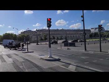 An exciting drive through Paris