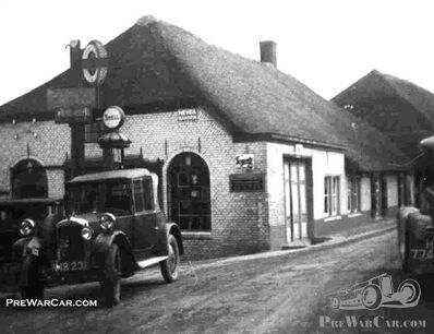 Garage Steutel a few years ago. (Upd. 1925 Peugeot 172BC Quadrilette)