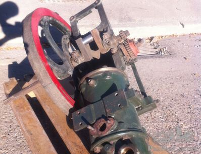 A Victorian Engine Mystery (upd. stationary engine or early Benz maybe?)