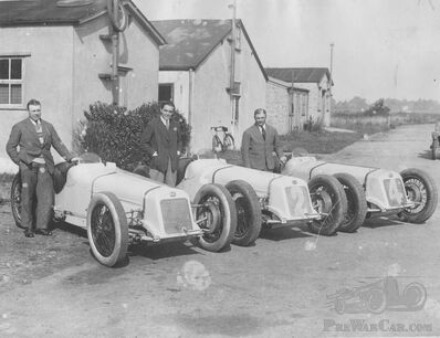 Mystery Delage team photo. (Upd. Brooklands 1927)