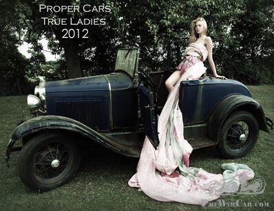 Minnie & Model A: our 2012 calendar cover. (you can order now)