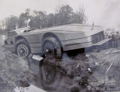 Admiral Byrd's hybrid motorhome.