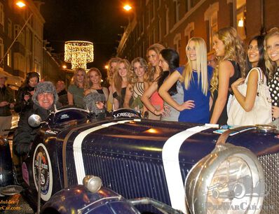 What makes the Alvis driver smile? 