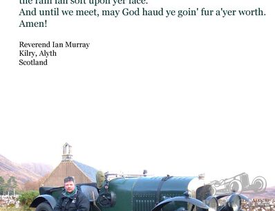 A new year's motor blessing.