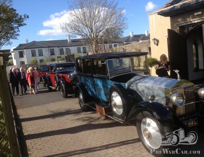 Vintage traffic jam for Jim Boland's marriage