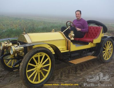 A 1909 Jackson light test for 'The 100 Miles'