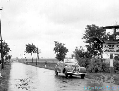 Drive slow or… (UPDATE: very rare Peuegeot 402 Roadster and yes it's a Ford)