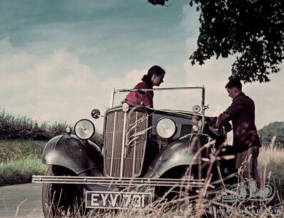 Pre-war honeymoon in colour