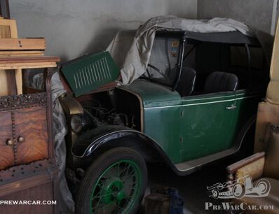Austin Seven discovered behind furniture