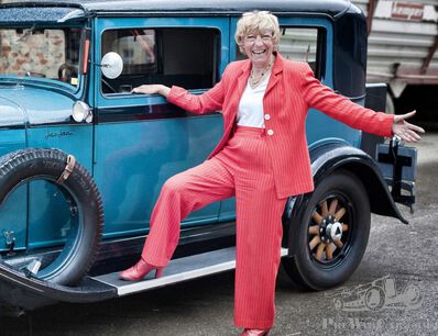 Two old timers drive around the world