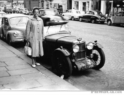 MG J type in fifties Alpes Maritimes