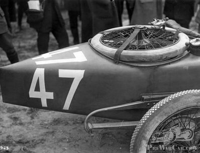 Mystery race car at the 1912 Grand Prix ACF near Dieppe (UPD. Lion-Peugeot / René Thomas)