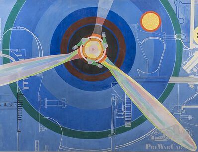 Sonia Delaunay paints planes and cars