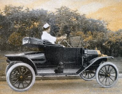 A Filipino nurse and her Model T