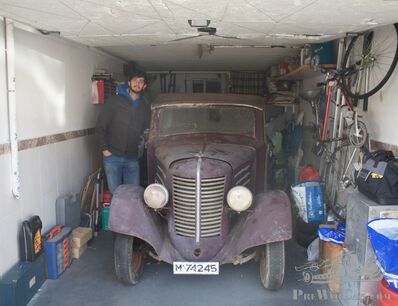 Amilcar found under a van !