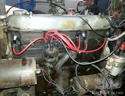 Mystery six in line and body remains (update: 1946/47 Rover P2 engine?)