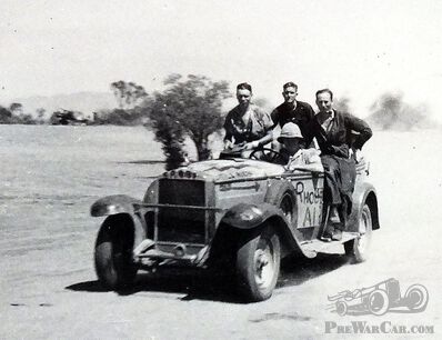 Unknown car used by R.A.F in WW II in Africa
