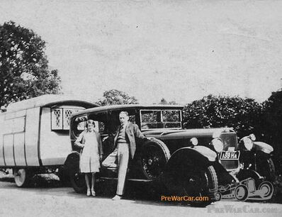 A Holiday Caravan Towing Mystery (update: Sunbeam Twenty Five )