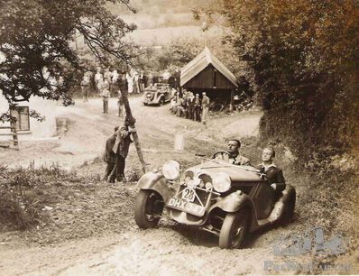 Which Trials Venue visited by this BMW Frazer Nash ? (1936 Brighton-Beer)