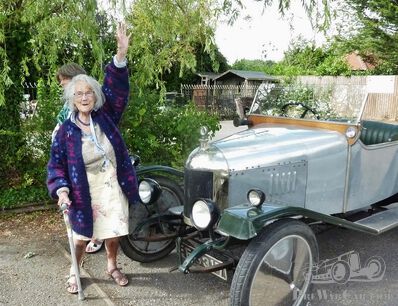 Birthday in a Bullnose Morris.