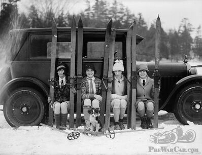 Ladies having fun in the snow