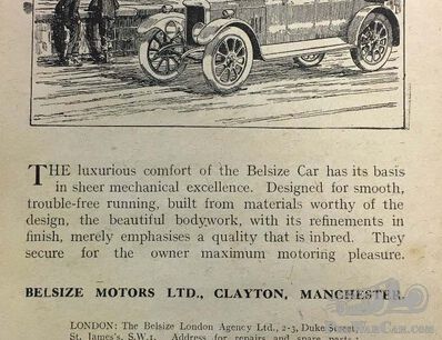About Quiz # 443 :  1920 Belsize Fifteen