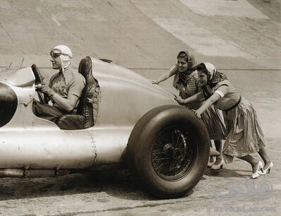 Brooklands banking beauties.