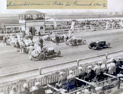 Identification needed of US cars and race-course 1927