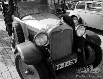 A very special Adler 6/25 h.p. in Germany