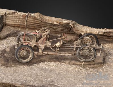 Rare thirties MG Discovered by Archaeologists on Salisbury Plain