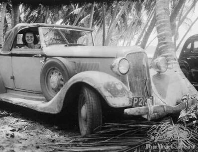 From the family album: a lady behind the wheel in Trinidad