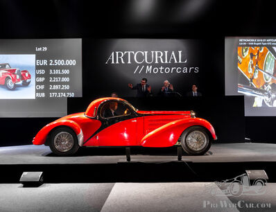 Rétromobile 2018 ARTCURIAL MOTORCARS DOMINATES PARIS SALES WITH 32 M€ / 39 M$ TOTAL AND 86% LOTS SOLD