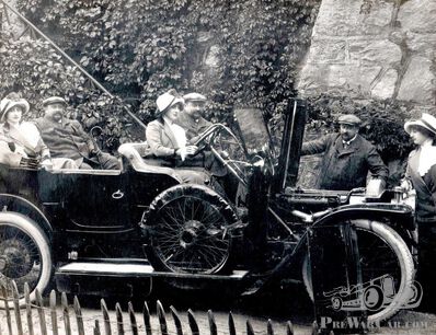 An English Daimler with triple twins?