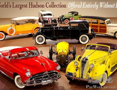 View the All No-Reserve Hostetler’s Hudson Auto Museum Auction inventory online now at Worldwide Auctioneers