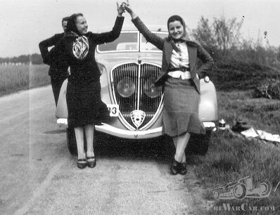 Two happy ladies and a 402