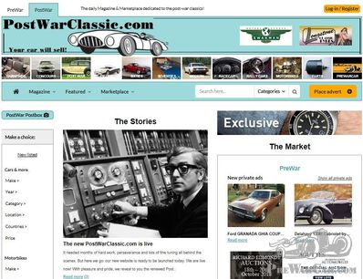 The renewed PostWarClassic.com website is live!