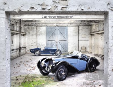 French racing ace Madame Itier´s Grand Prix Bugatti and Roadster on BOC stand