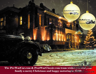 Happy holiday season from the PreWarCar.com - PostWarClassic.com team!