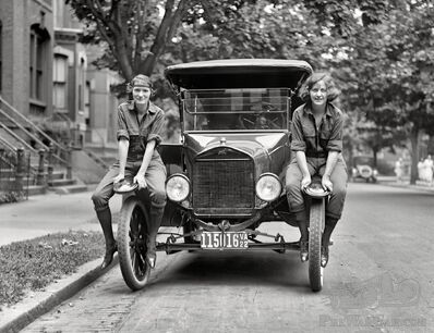 Why not drive on the fenders of the car?!
