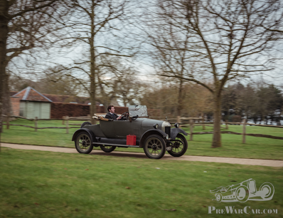 Behind the wheel of a Bullnose